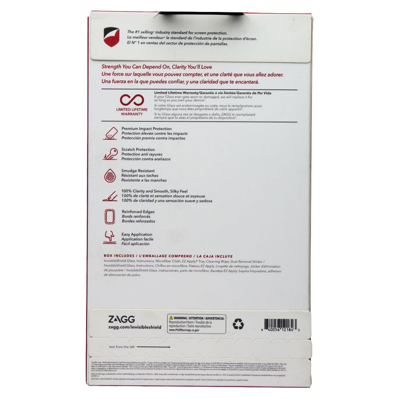 ZAGG InvisibleShield Glass Screen Protector for LG K41S Smartphones