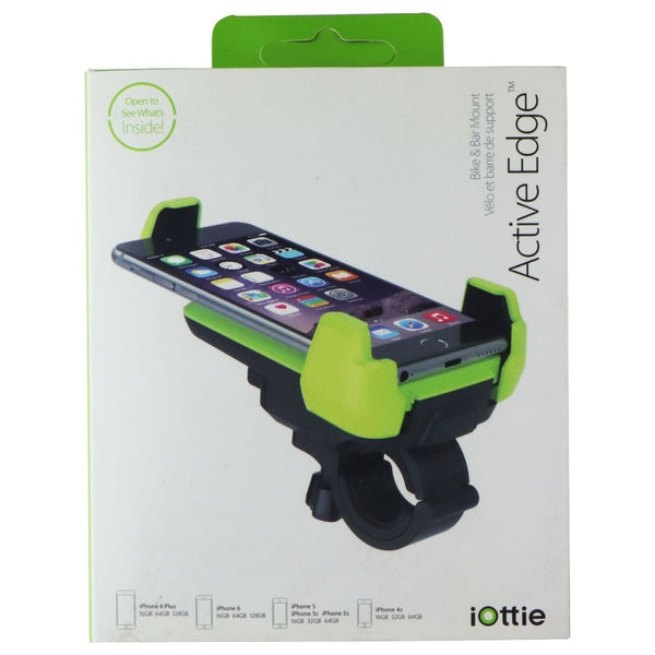 iOttie Active Edge Bike and Bar Mount for Smart Phones -  Electric Lime / Black