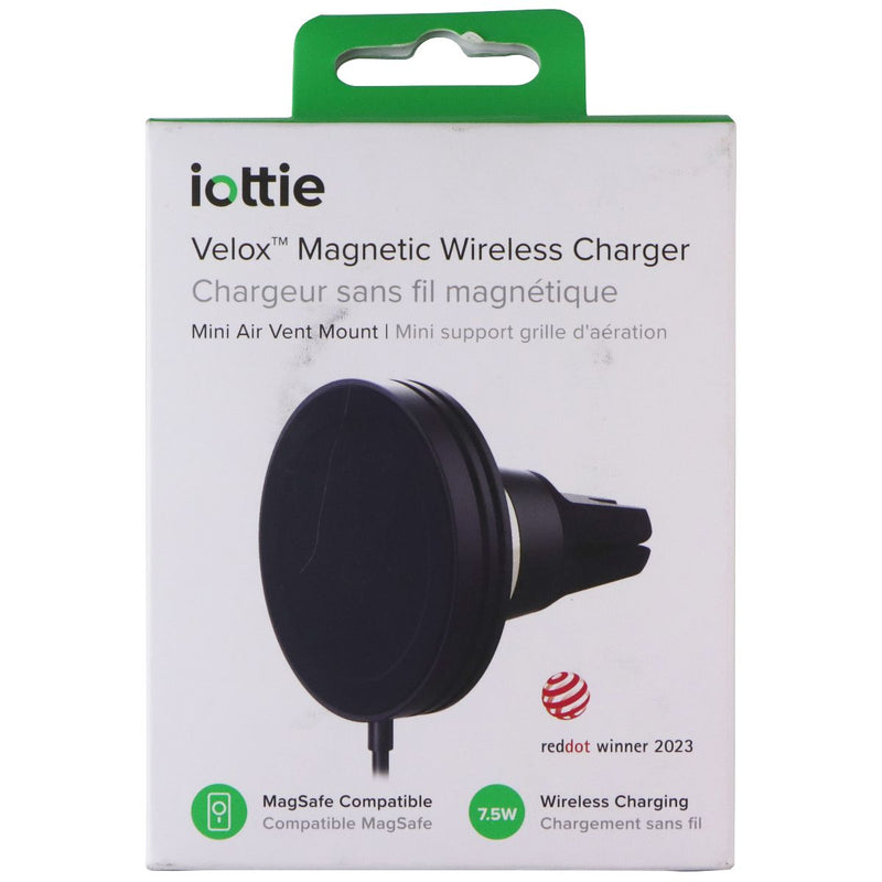 iOttie Velox 7.5W Magnetic Wireless Charging Mini Car Mount for MagSafe - Blue