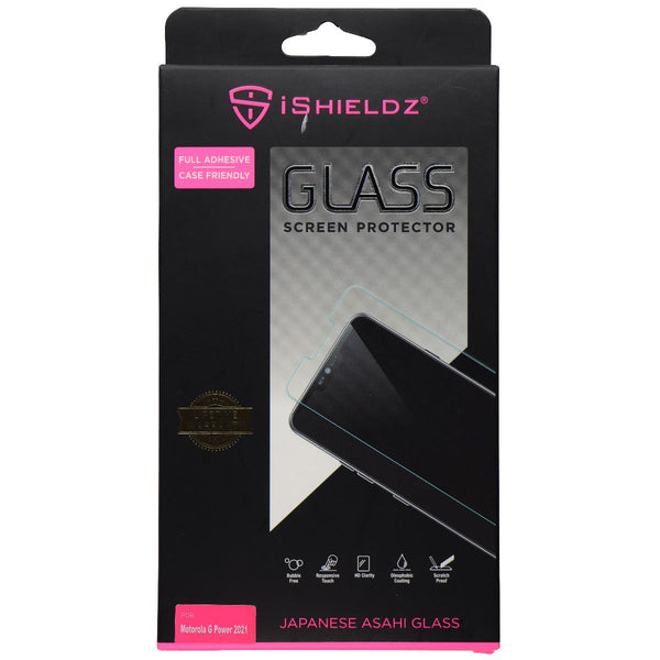 iShieldz Asahi Tempered Glass Screen for Motorola G Power (2021) - Clear