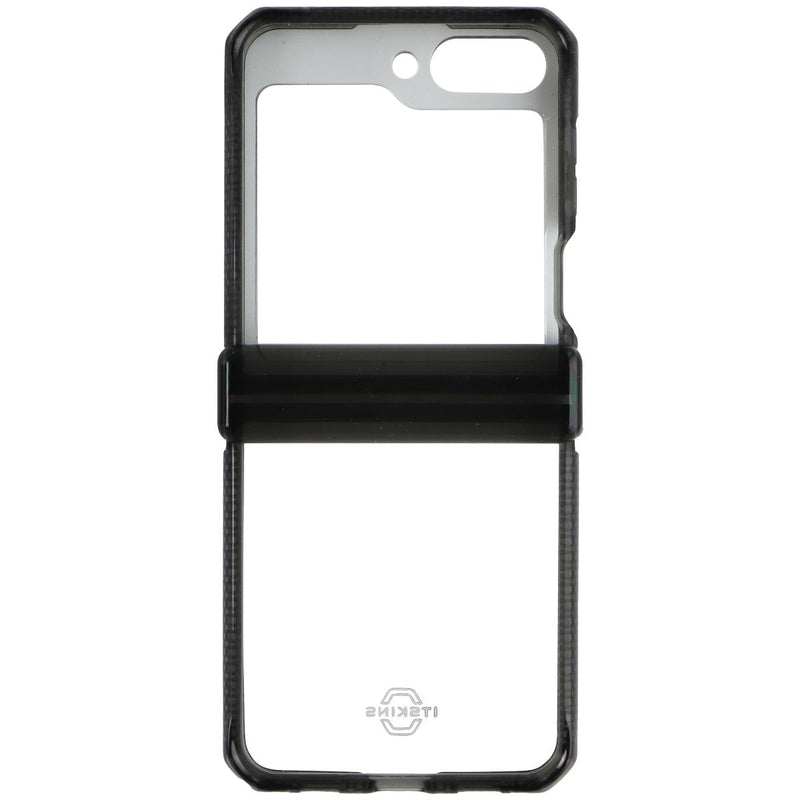 ITSKINS Hybrid_R Clear Hinge Case for Samsung Galaxy Z Flip5 - Black/Transparent