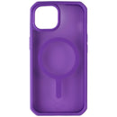 ITSKINS Hybrid_R Frost Case for MagSafe for iPhone 15/14 - Deep Purple