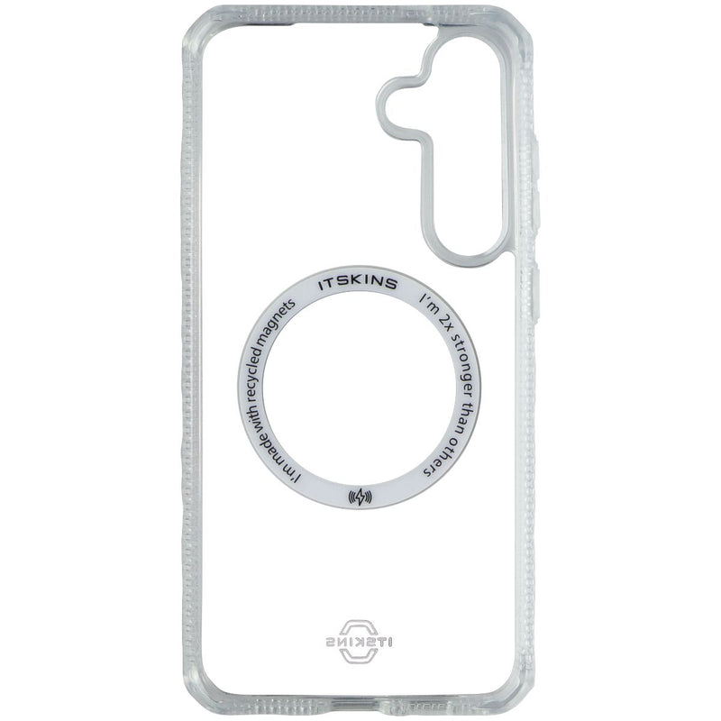 ITSKINS Hybrid R Series Case for MagSafe for Samsung Galaxy S24+ (Plus) - Clear