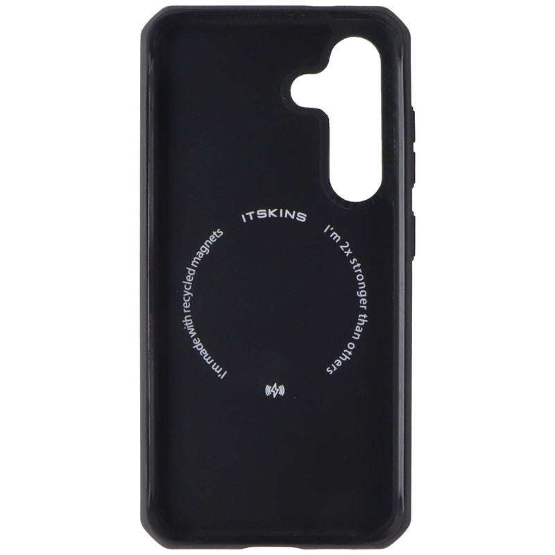ITSKINS Hybrid_R Bold Case for MagSafe for Samsung Galaxy S24 - Black