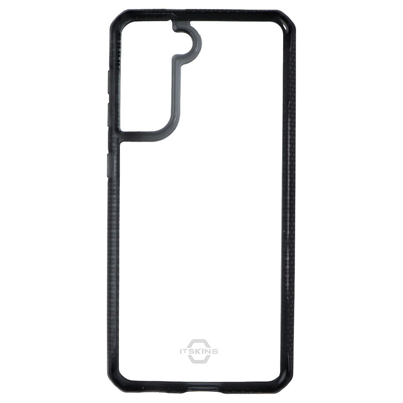 ITSKINS Hybrid Clear Case for Samsung Galaxy S21 4G & 5G - Black Tint/Clear