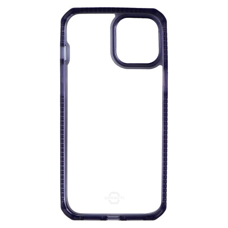 ITSKINS Hybrid Clear Series Case for Apple iPhone 12 Pro Max - Clear / Deep Blue