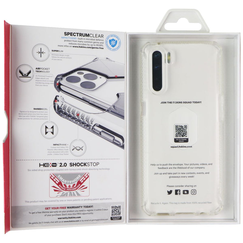 ITSKINS Spectrum // Clear Series Case for OPPO A91 - Transparent (Clear)