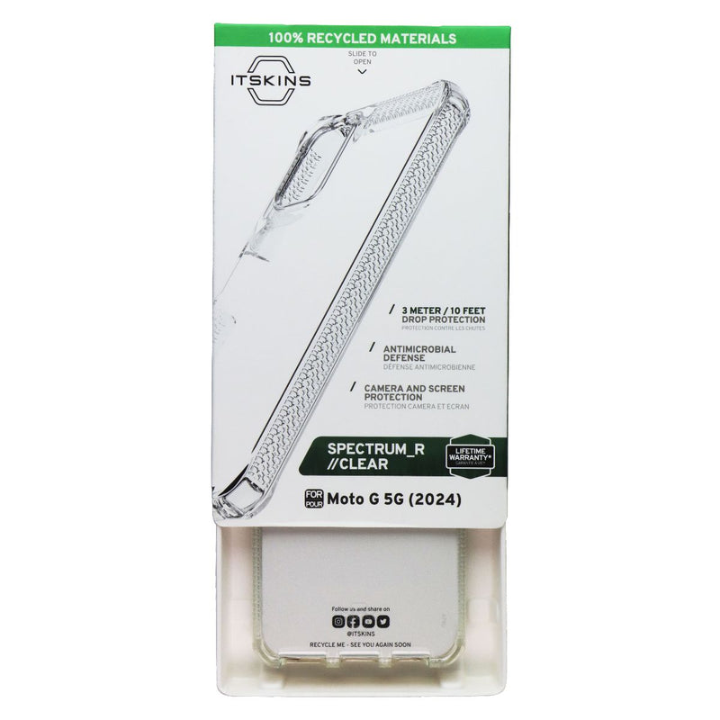 ITSKINS Spectrum_R Clear Case for Motorola Moto G 5G (2024) - Transparent