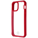 ITSKINS Hybrid // Solid Case for Apple iPhone 13 mini/12 mini - Red/Transparent