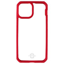 ITSKINS Hybrid // Solid Case for Apple iPhone 13 mini/12 mini - Red/Transparent