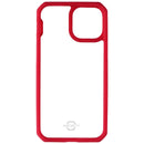 ITSKINS Hybrid // Solid Case for Apple iPhone 13 mini/12 mini - Red/Transparent