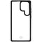 ITSKINS Hybrid_R // Solid Case for Samsung Galaxy S23 Ultra - Black/Clear