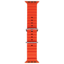 ITSKINS Apple Watch Band - 42/44/45/49mm - Orange/Green (APW5-WBAD6-OGCK)