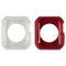 ITSKINS Spectrum Case for Apple Watch (40MM) - Red & Clear (2 Pack)