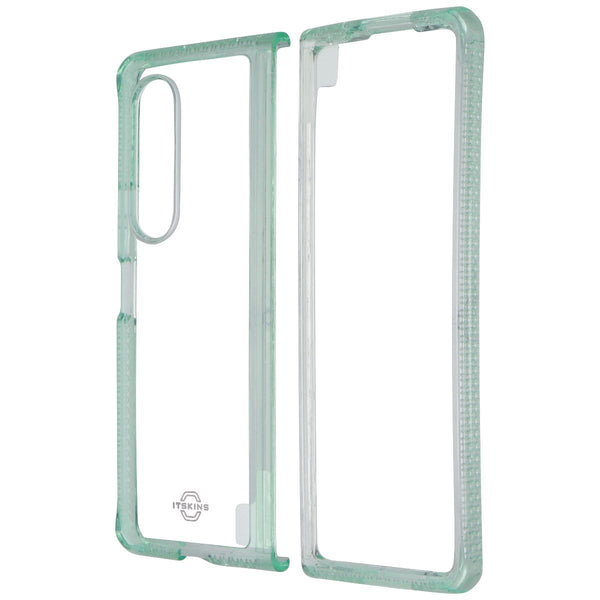 iTSKINS Hybrid R // Clear Case for Samsung Galaxy Z Fold3 5G - Green/Clear