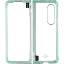 iTSKINS Hybrid R // Clear Case for Samsung Galaxy Z Fold3 5G - Green/Clear