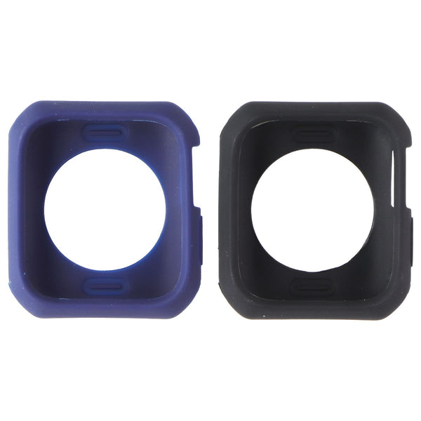ITSKINS Bumper Case 2 Pack for Apple Watch 44mm (SE/6/5/4) - 1x Black/1x Blue