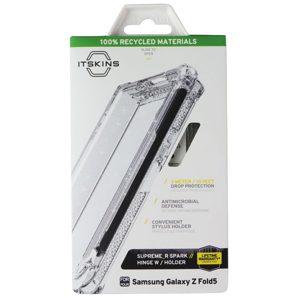 ITSKINS Supreme_R Spark Case w/Pen Holder for Samsung Galaxy Z Fold5 - Clear
