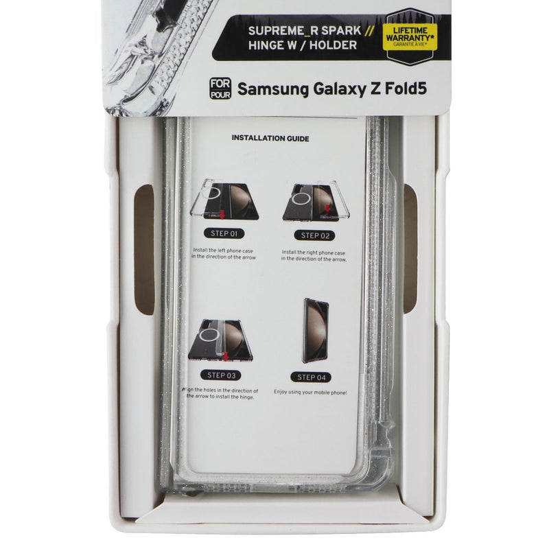 ITSKINS Supreme_R Spark Case w/Pen Holder for Samsung Galaxy Z Fold5 - Clear
