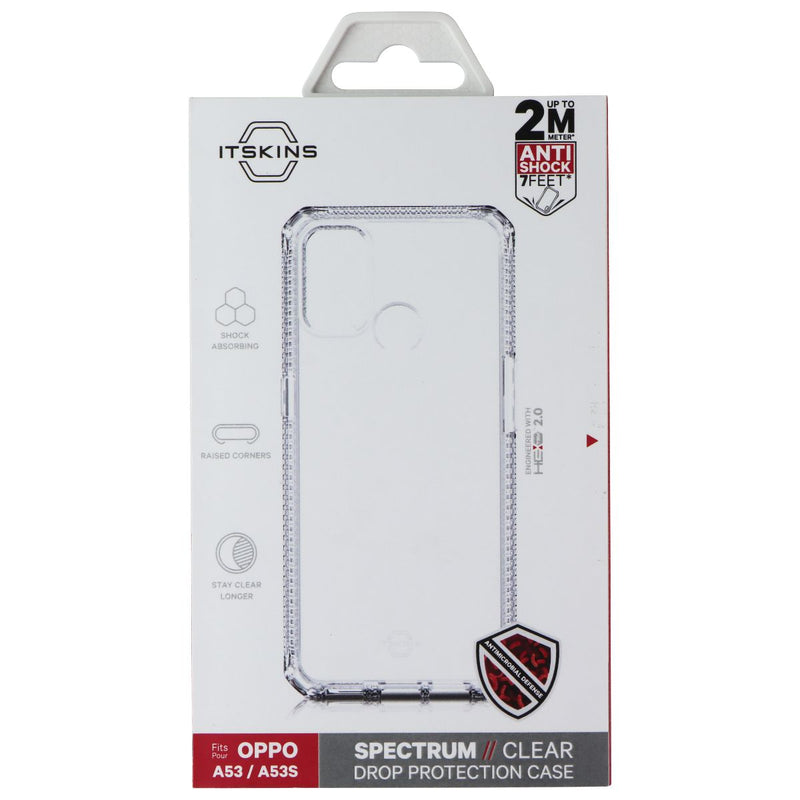 ITSKINS Spectrum // Clear Series Case for OPPO A53 / OPPO A53S - Transparent