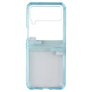 ITSKINS Hybrid // Clear Series Case for Samsung Galaxy Z Flip3 5G - Light Blue