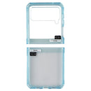 ITSKINS Hybrid // Clear Series Case for Samsung Galaxy Z Flip3 5G - Light Blue