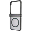 ITSKINS Hybrid_R Clear Hinge Case for Galaxy Z Flip7 FE / Flip6 - Black/Clear