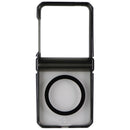 ITSKINS Hybrid_R Clear Hinge Case for Galaxy Z Flip7 FE / Flip6 - Black/Clear