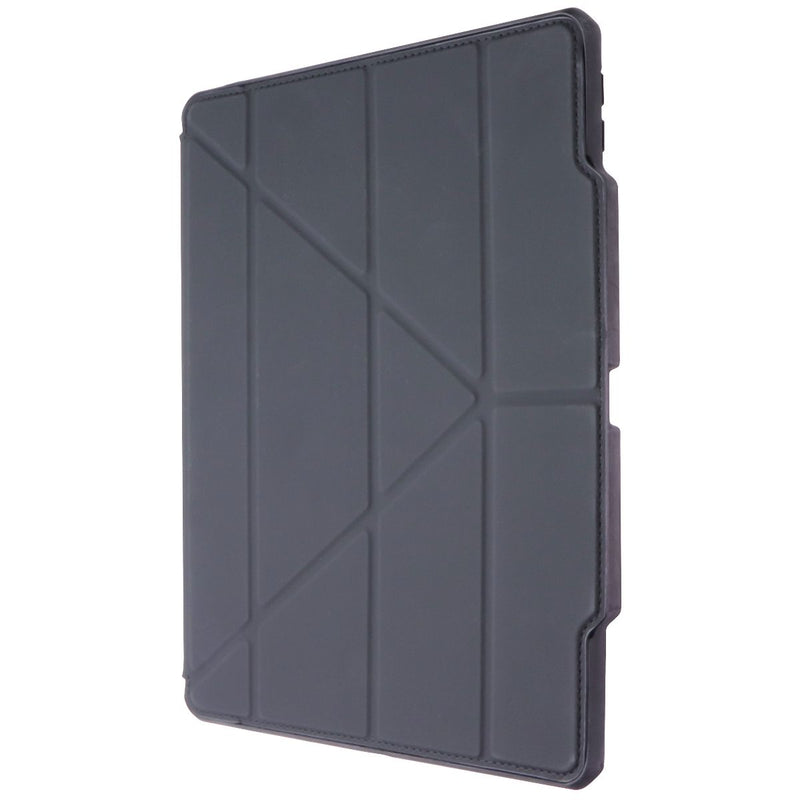 ITSKINS Hybrid_R // Solid Folio for Apple iPad 10.2-in (9/8/7 Gen) - Black/Clear