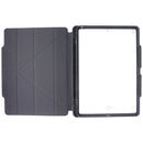 ITSKINS Hybrid_R // Solid Folio for Apple iPad 10.2-in (9/8/7 Gen) - Black/Clear