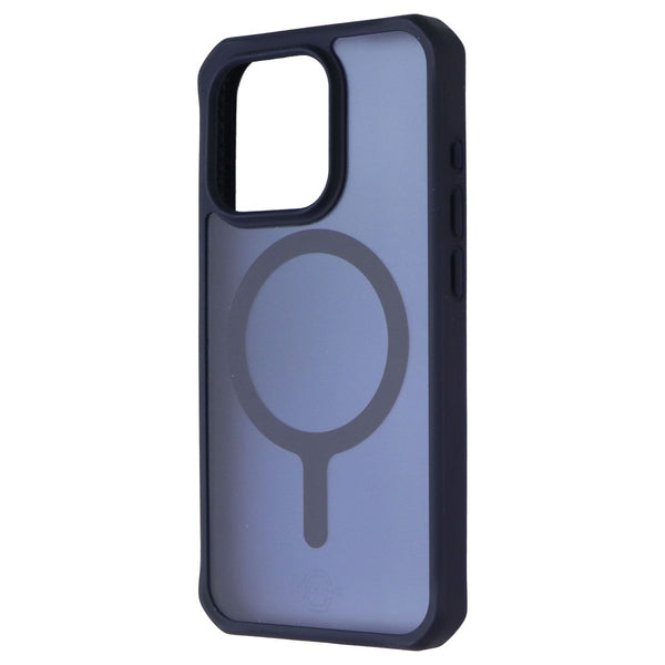 ITSKINS Hybrid_R // Frost Series Case for MagSafe for Apple iPhone 15 Pro - Blue