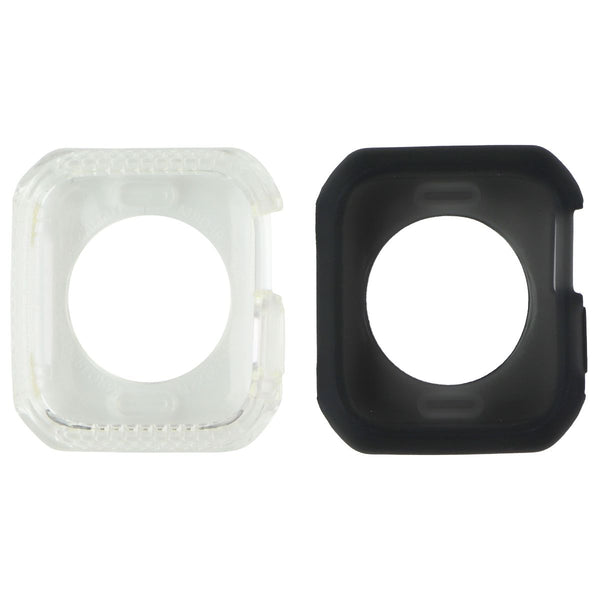 ITSKINS Spectrum Frost Case for Apple Watch (40MM) - Smoke & Clear (2 Pack)