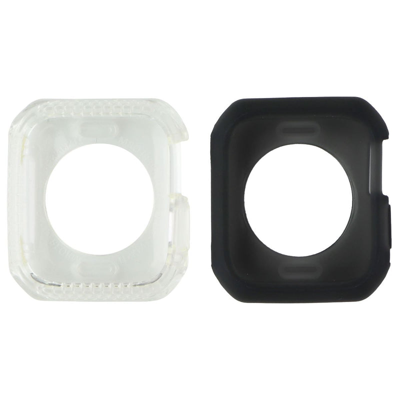 ITSKINS Spectrum Frost Case for Apple Watch (40MM) - Smoke & Clear (2 Pack)