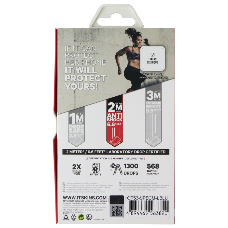 ITSKINS Spectrum // Clear Series Case for OPPO A53 / OPPO A53S - Light Blue