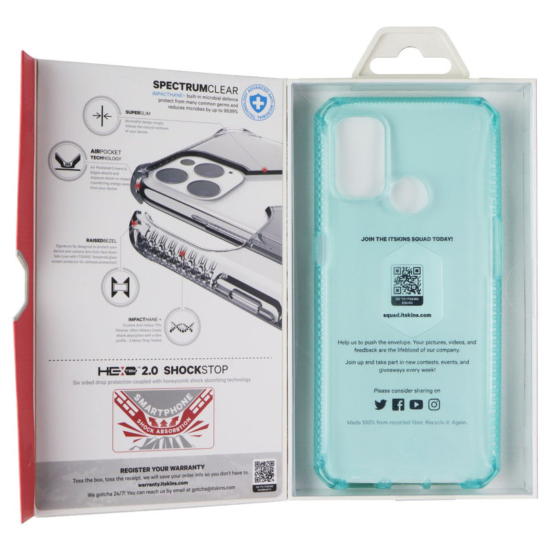 ITSKINS Spectrum // Clear Series Case for OPPO A53 / OPPO A53S - Light Blue
