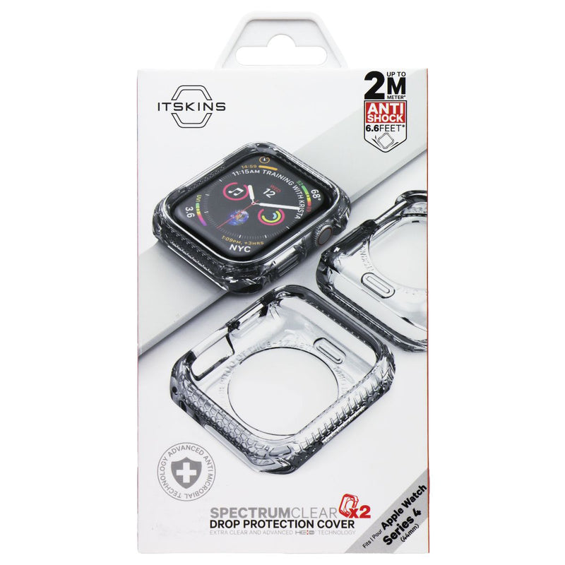 ITSKINS Spectrum Case for Apple Watch Series 4 (44mm) - Clear (2 Pack)