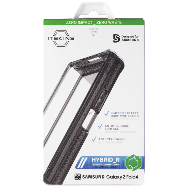 ITSKINS Hybrid_R Series Case for Samsung Galaxy Z Fold4 - Black/Transparent