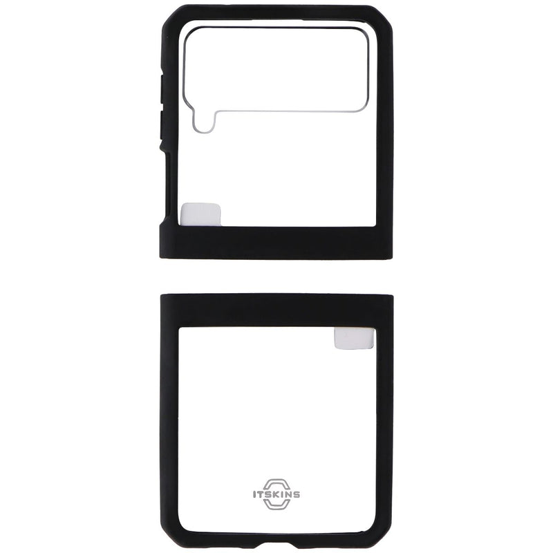 ITSKINS Hybrid // Solid Case for Samsung Galaxy Z Flip3 5G - Clear/Black