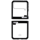 ITSKINS Hybrid // Solid Case for Samsung Galaxy Z Flip3 5G - Clear/Black