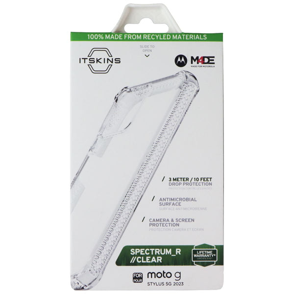 ITSKINS Spectrum_R // Clear Case for Motorola Moto G Stylus (2023) - Transparent