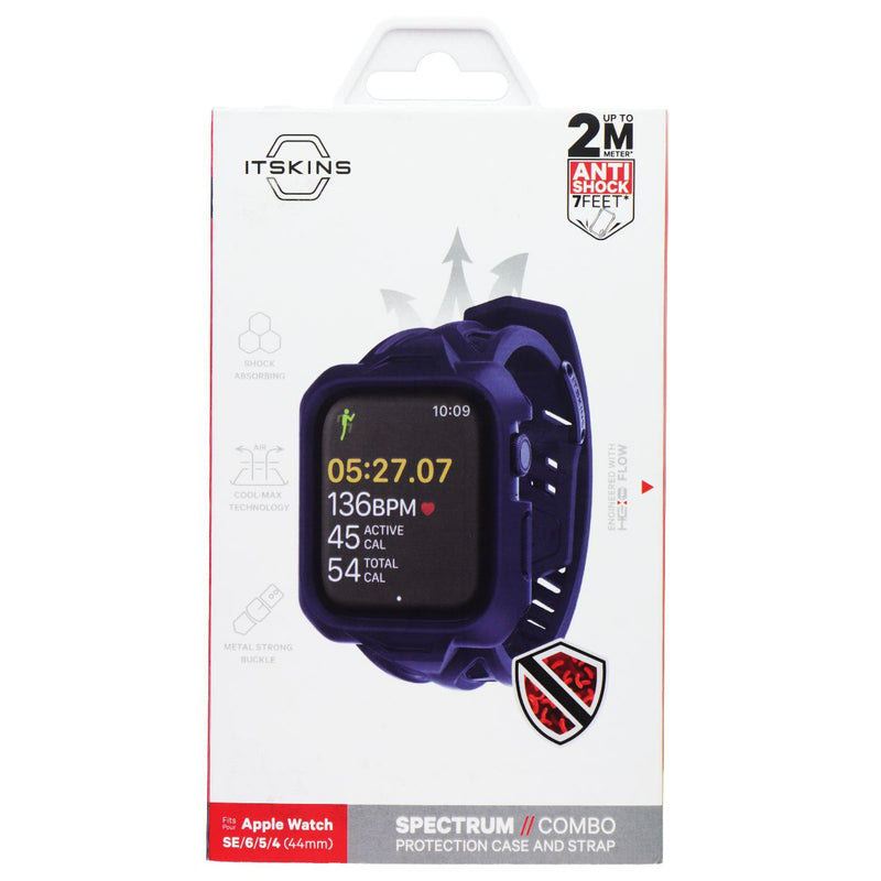 ITSKINS Spectrum // Combo Case for Apple Watch Series SE/6/5/4 (44mm) - Blue