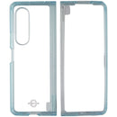 ITSKINS Hybrid R // Clear Case for Samsung Galaxy Z Fold3 5G - Light Blue/Clear