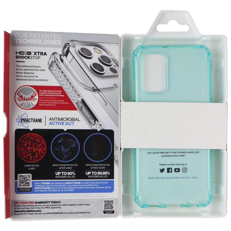 ITSKINS Spectrum // Clear Case for Samsung Galaxy A32 (4G) - Light Blue