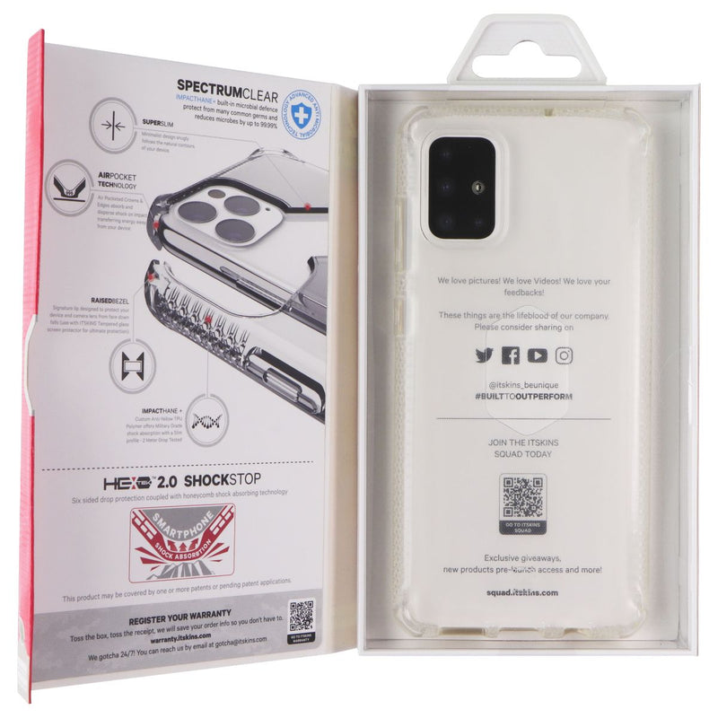 ITSKINS Spectrum Clear Protective Case for Samsung Galaxy A71 (Non-5G) - Clear