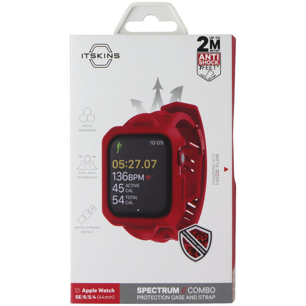 ITSKINS Spectrum Case & Band for Apple Watch SE/6/5/4 (44mm) - Red