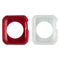 ITSKINS Spectrum Case 2-Pack for Apple Watch SE 2nd/6/5/4 (44mm) - Clear & Red