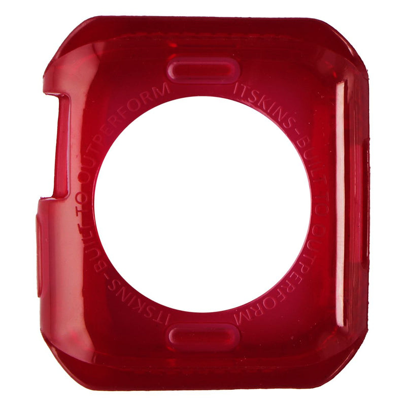 ITSKINS Spectrum Case 2-Pack for Apple Watch SE 2nd/6/5/4 (44mm) - Clear & Red
