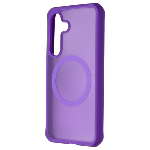 ITSKINS Hybrid_R Frost Magnetic Case for Samsung Galaxy S24 - Deep Purple