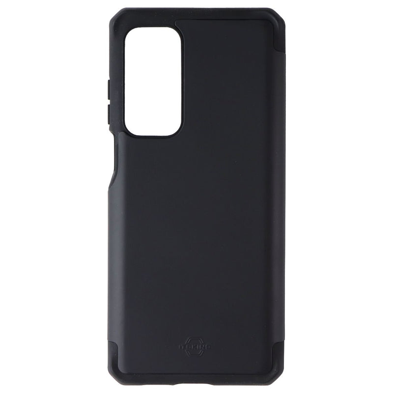 ITSKINS Hybrid_R // Drive Series Case for Motorola Edge (2021) - Black