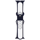 ITSKINS Apple Watch Band - 42/44/45/49mm - Dark Blue/White (APW5-WBAND-DBWT)